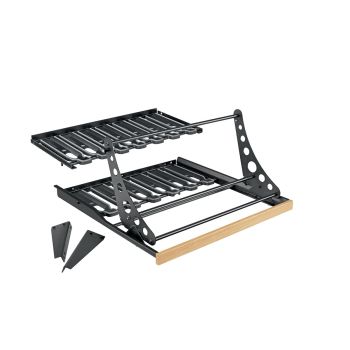 Horizontale Präsentationsauflage für Gleitregale