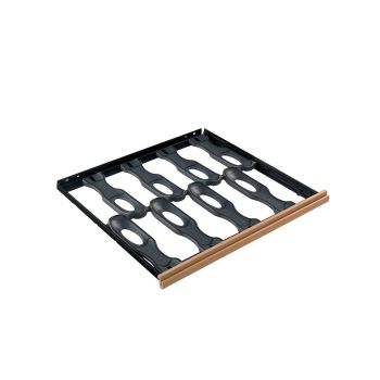 Gleitregal Compact mit Holzfront - 8 Flaschen