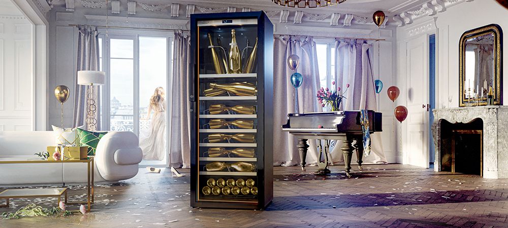 Champagner-Klimaschränke