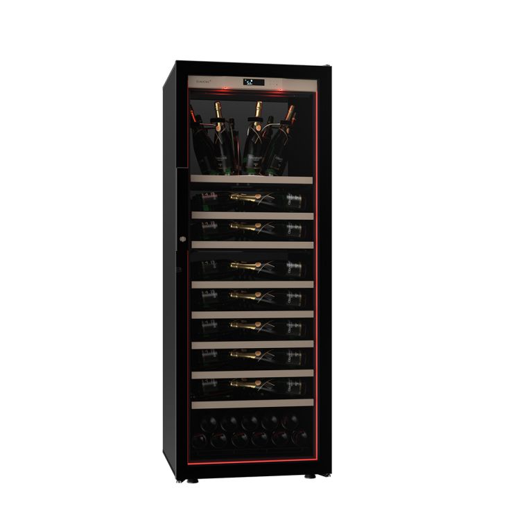 Champagner-Klimaschrank, Eintemperatur, großes Modell