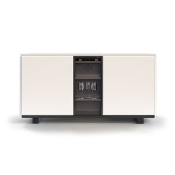 Weinbuffetschrank, 2 Temperaturen, Weiß - Harmonie