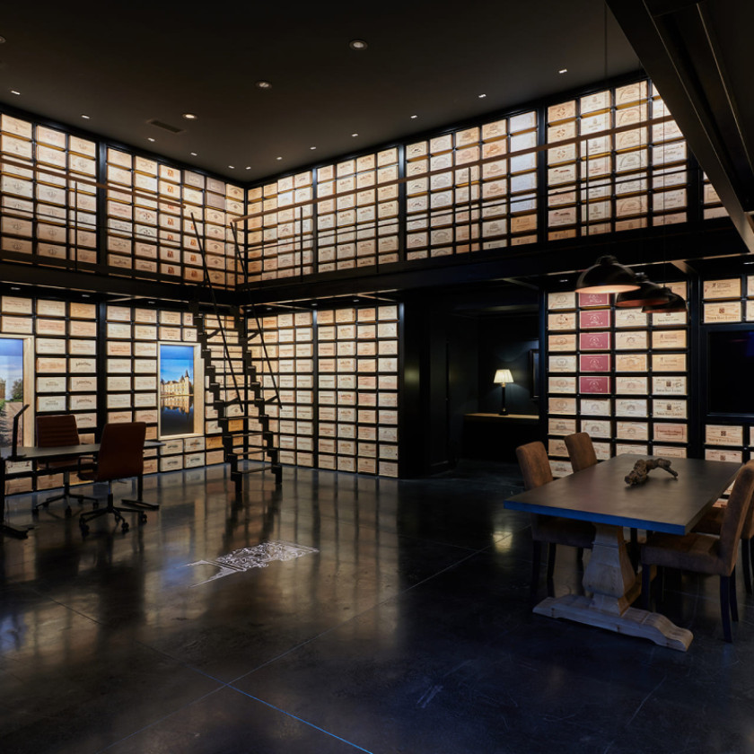 Modulorack - Château Teyssier St Émilion - Photo Denis Lacharme - Design by Touton Architectes