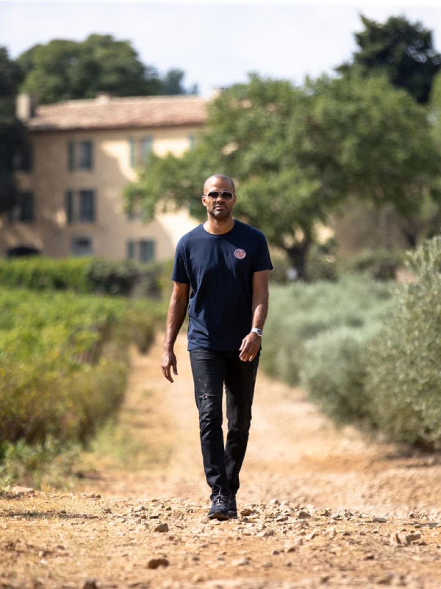 Begegnung mit Tony Parker - Hall of Fame der NBA - USA & Frankreich