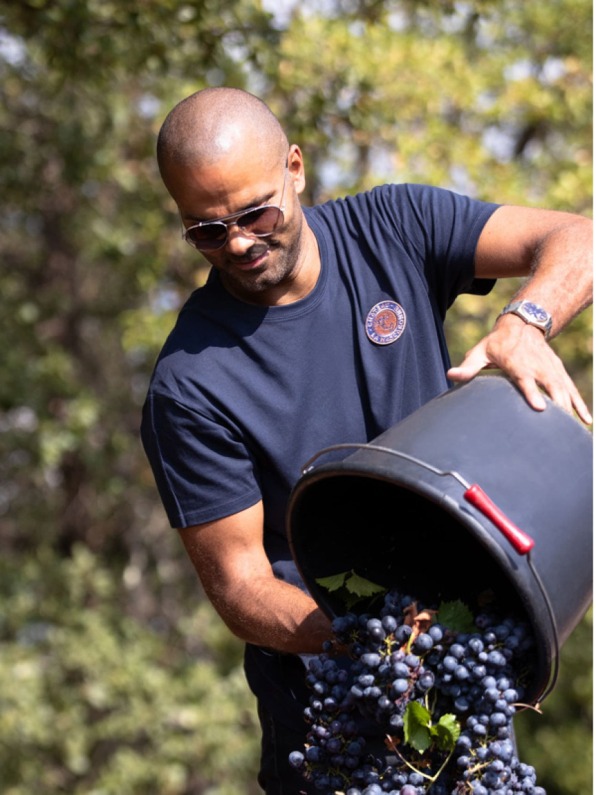 Begegnung mit Tony Parker - Hall of Fame der NBA - USA & Frankreich