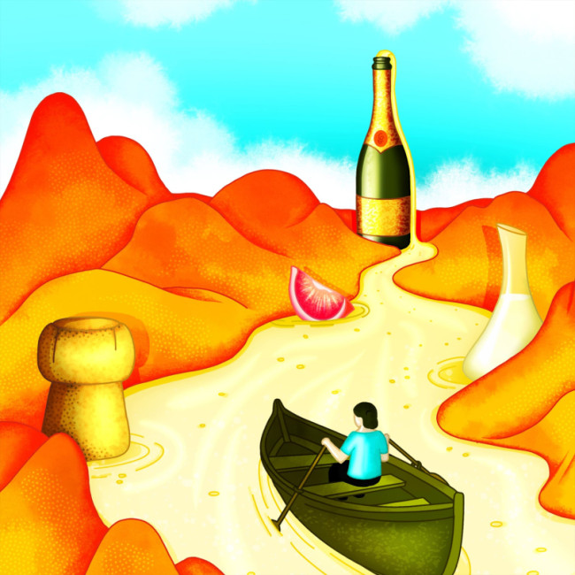 5 spritzig-anregende Anekdoten von Seika Hosokawa, Japan und Frankreich – Illustration Romane Laurière