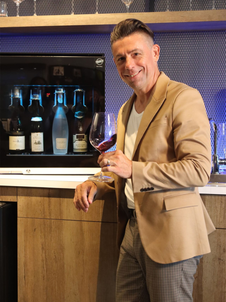 Begegnung mit Hugo Duchesne, Sommelier, Kanada - Wine Bar 8.0