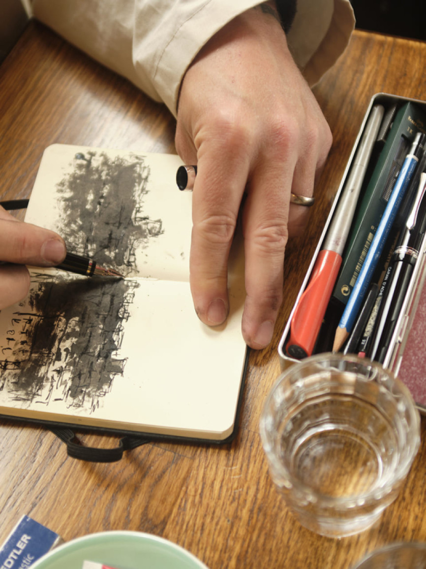 Begegnung mit Petter Alexis Askergren, Künstler, Schweden