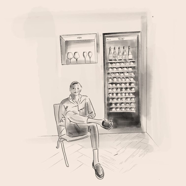 Im Weinkeller von Oskar Thuis, @dandywithwine, Herzogenbusch, Niederlande