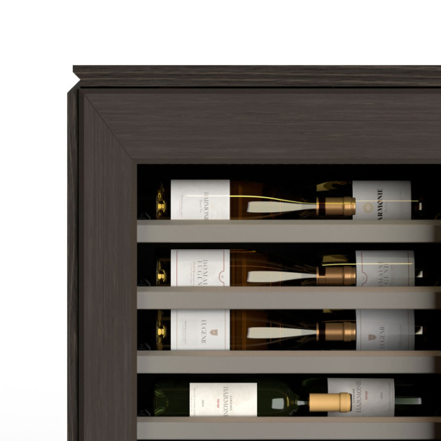 Wahl der Farbe der Regalfront in Champagner