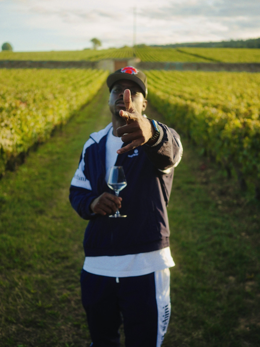 Begegnung mit Jermaine Stone, Autor, Rapper & Sommelier in den USA
