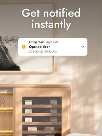 Echtzeit-Benachrichtigungen mit EuroCave Connect.