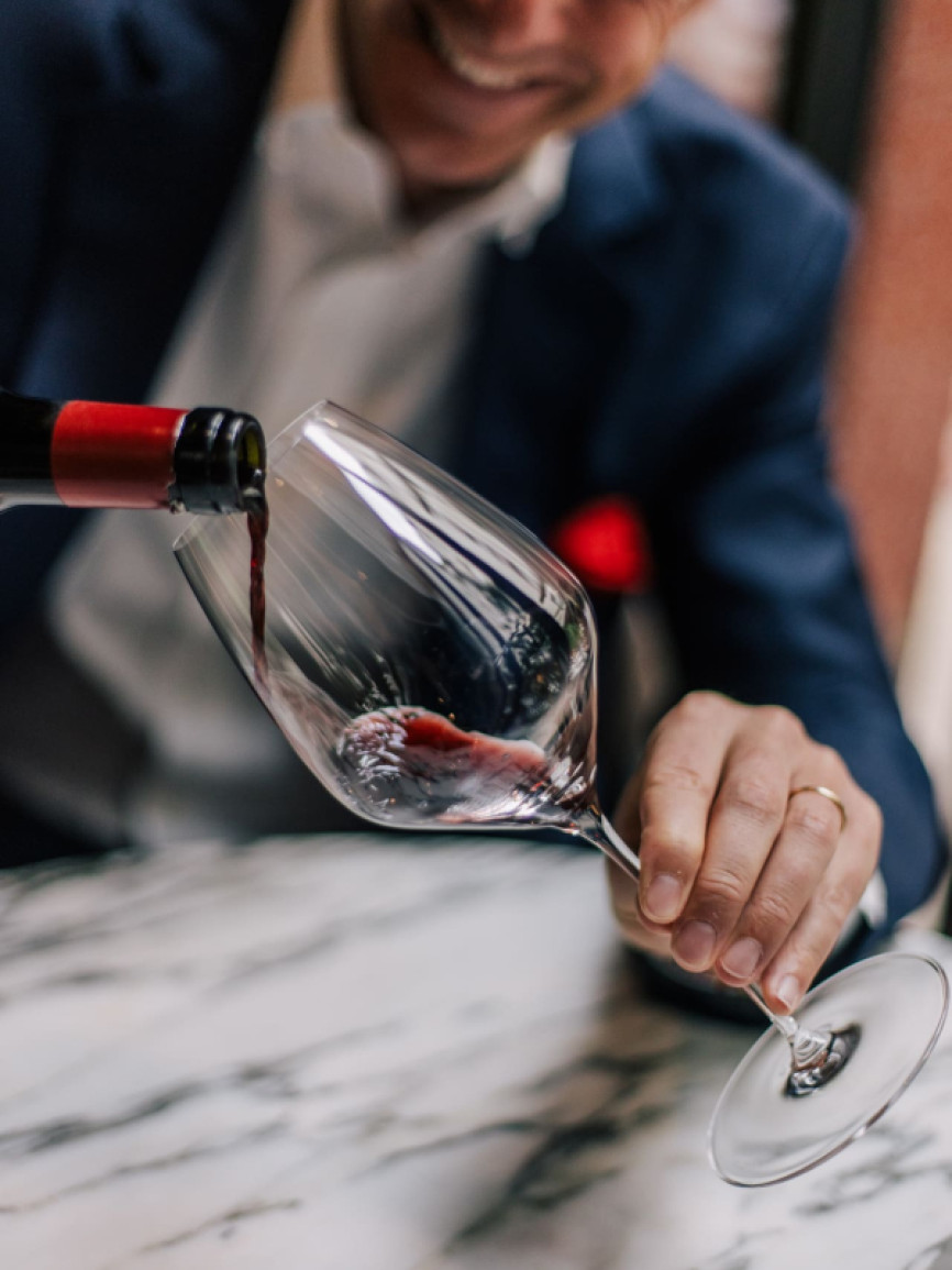 Begegnung mit Maximilian Riedel, CEO der Riedel Glasfabrik, Österreich